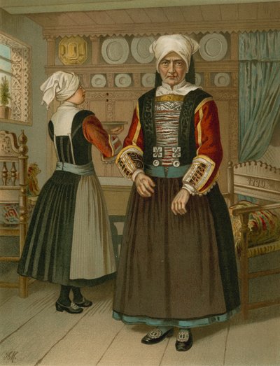 Tysk dragt, Slesvig, Ostenfeld af Albert Kretschmer