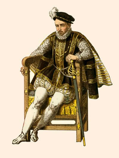 Kong Charles IX af Frankrig af Albert Kretschmer