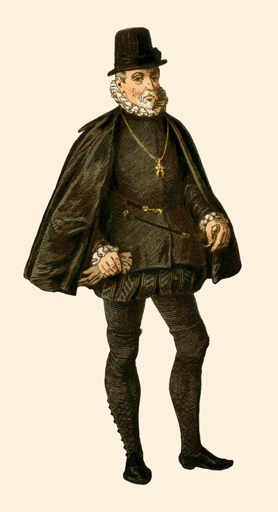 Kong Philip II af Spanien af Albert Kretschmer