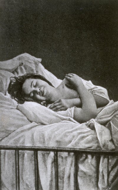 Ung kvinde med et anfald af hysteri, 1878 af Albert Londe