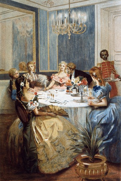 Parisiske damer fra det andet imperium af Albert Lynch