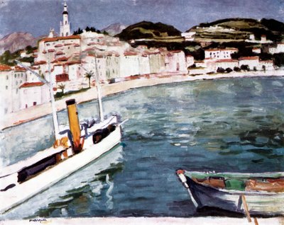 Havn i Menton, 1905 af Albert Marquet