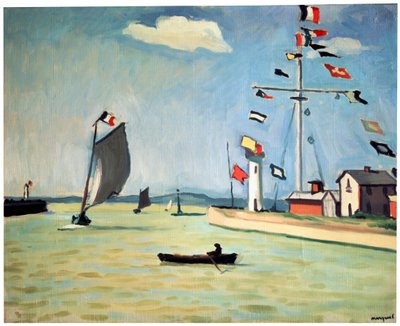 Honfleur Havn, c1911. af Albert Marquet