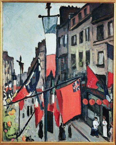 14. juli i Le Havre af Albert Marquet