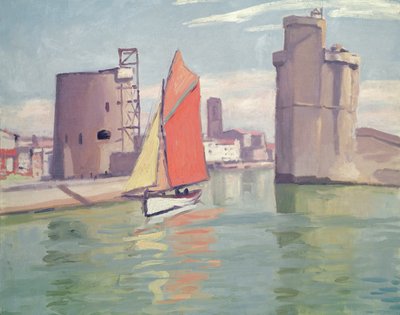 La Rochelle, den gamle havns to tårne set fra den ydre havn af Albert Marquet
