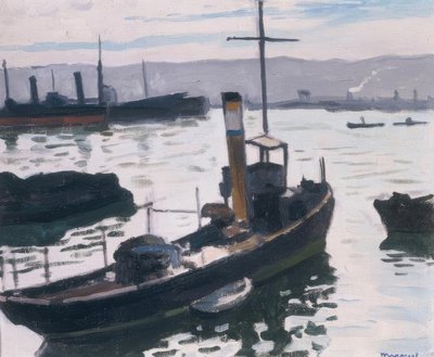 Havnen i Algier af Albert Marquet