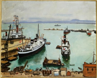 Havnen i Algier af Albert Marquet