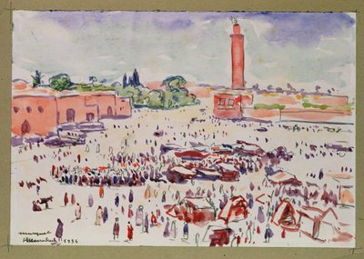 Marrakesh af Albert Marquet