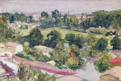 Parisisk Forstad af Albert Marquet