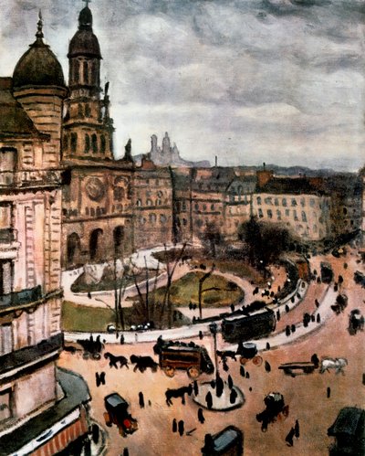 Place de la Trinity i Paris, 1911. af Albert Marquet