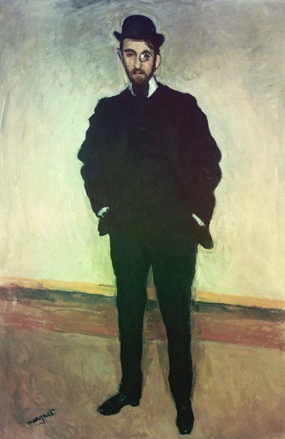Portræt af Andre Rouveyre af Albert Marquet