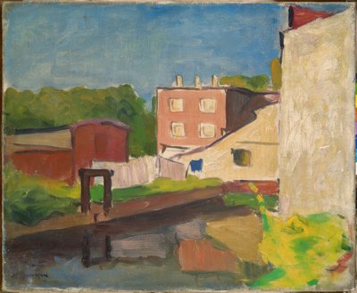 Lyserødt hus i Arcueil af Albert Marquet
