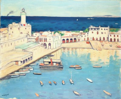 Admiralitetet i Algier af Albert Marquet