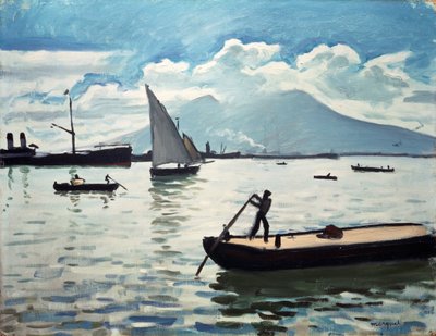 Napoli-bugten, 1909. af Albert Marquet