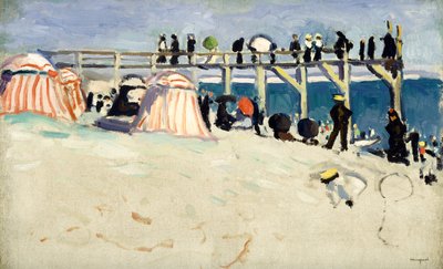 Strandpromenaden ved Sainte-Adresse af Albert Marquet