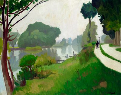 Marne ved Varenne-Saint-Hilaire af Albert Marquet