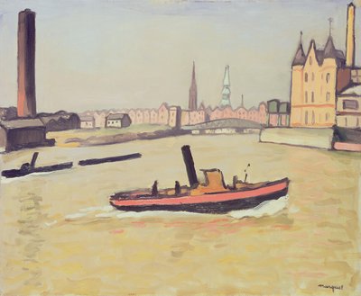 Hamborg Havn af Albert Marquet
