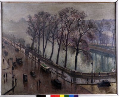 Quay Conti i efteråret (olie på lærred) af Albert Marquet