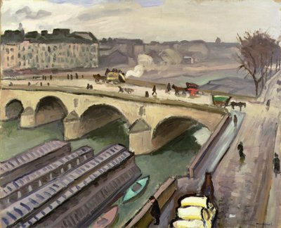 Seinen i Paris, ca. 1907 (olie på lærred) af Albert Marquet