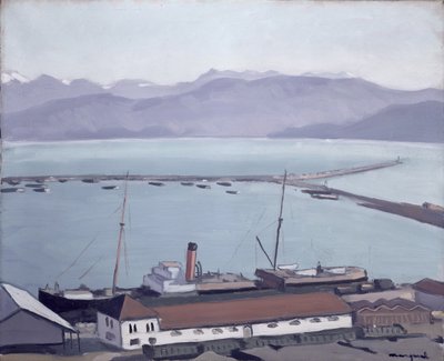 Udsigt ved Bougie, Algier af Albert Marquet