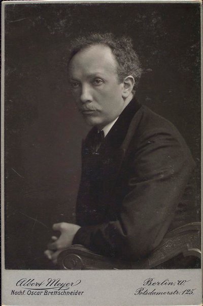 Richard Strauss, tysk komponist, slutningen af det 19. eller begyndelsen af det 20. århundrede. af Albert Meyer