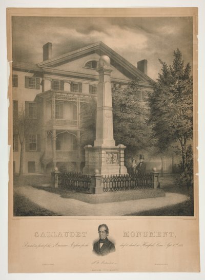 Gallaudet-monumentet af Albert Newsam