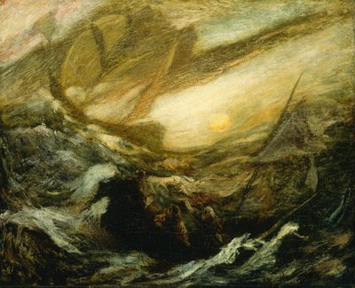 Den flyvende hollænder af Albert Pinkham Ryder