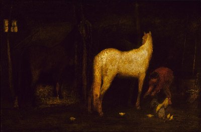 I stalden før 1911. af Albert Pinkham Ryder