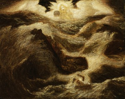 Jonas, hvorfor? 1885-1895. af Albert Pinkham Ryder