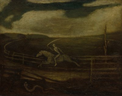 Væddeløbsbanen (Døden på en bleg hest) af Albert Pinkham Ryder