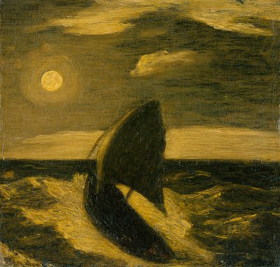 Havets Arbejdere, ca. 1880-85. af Albert Pinkham Ryder