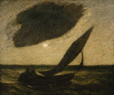 Under en sky, ca. 1900. af Albert Pinkham Ryder