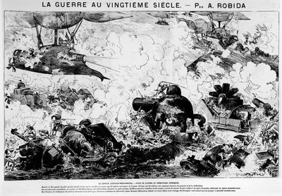 Forventning: Slaget ved Mazayamba: den australsk-mozambikanske konflikt, krigsførelse og kemiske operationer - i "Krigen i det 20. århundrede"" af A. Robida af Albert Robida