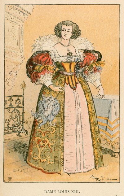 Lady Louis XIII af Albert Robida