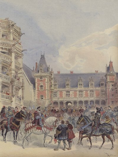 Retten på Loire-slottene af Albert Robida