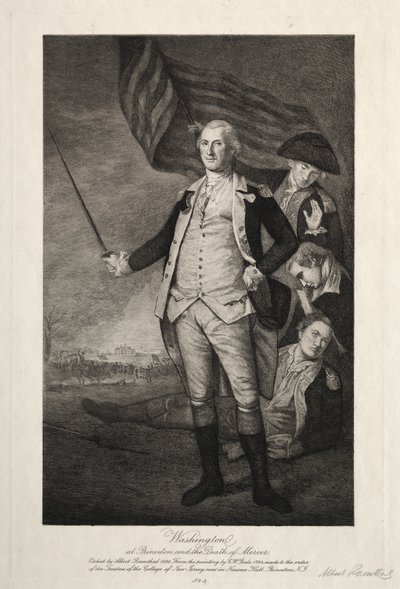George Washington i Princeton af Albert Rosenthal