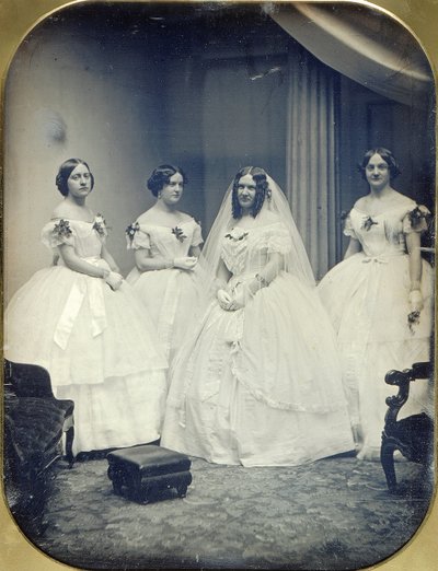 En brud og hendes brudepiger af Albert Sands Southworth