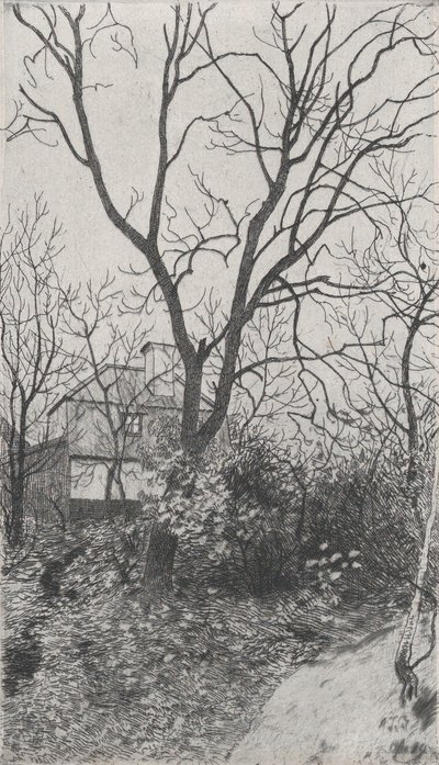 Efterår Efterår, fra porteføljen af ​​det svenske Fine Art Print Society Föreningen för Gr..., 1889. af Albert Theodor Gellerstedt