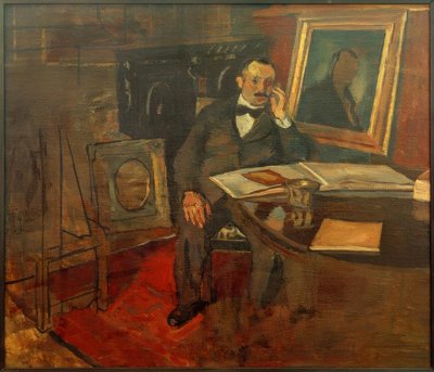 Portræt af Ludwig Löb Prager af Albert Weisgerber