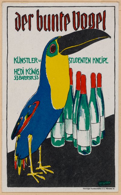 Der bunte Vogel af Albert Weisgerber
