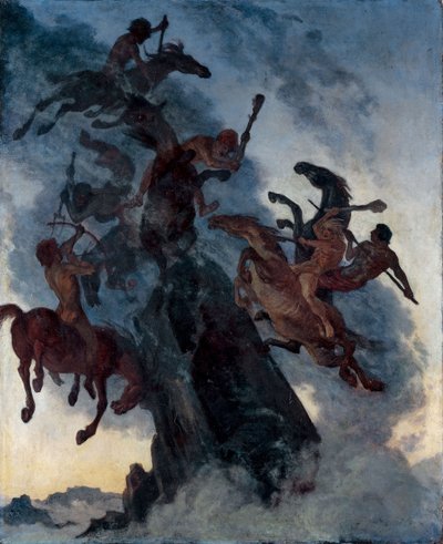 Fog Riders af Albert Welti