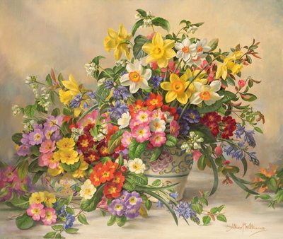 AB/296 Forårsblomster og Poole Keramik af Albert Williams