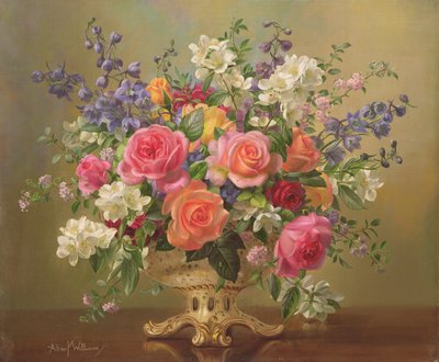 AB297 Et arrangement af juniblomster af Albert Williams