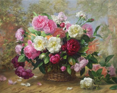 Himlens skønhed i en sommerrose af Albert Williams