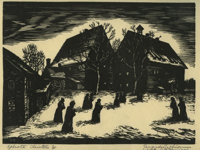 Ephrata klostre af Albert Winslow Barker