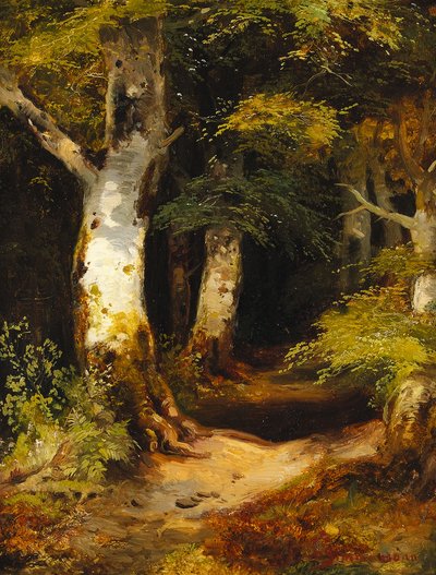 Skovvej af Albert Zimmermann