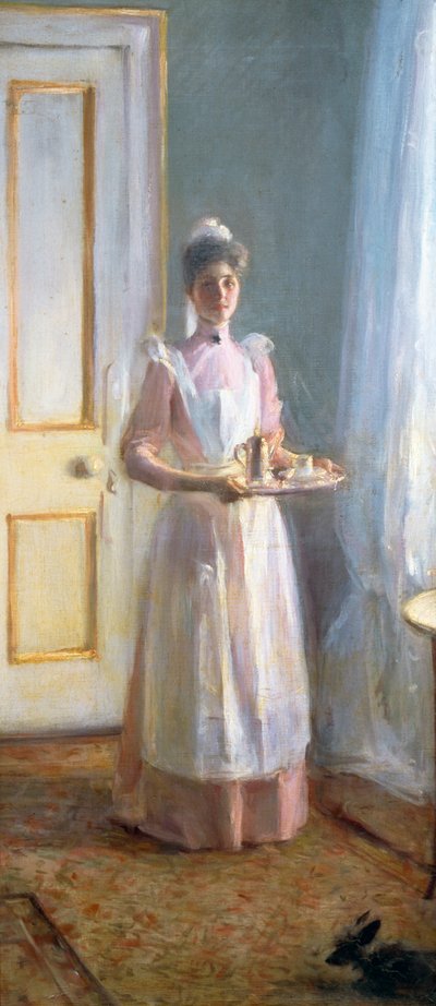 Tjeneren, ca. 1900 (olie på lærred) af Albert de Belleroche