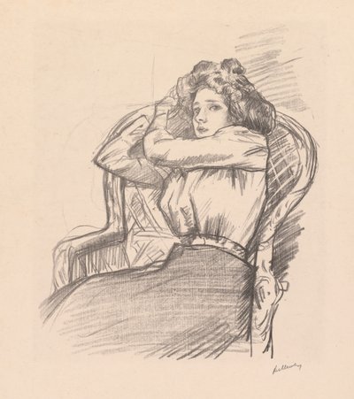 Uden titel ("Babette") af Albert de Belleroche