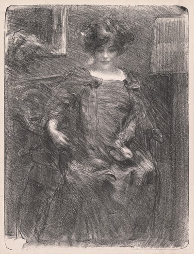 Unavngivet (kvinde) af Albert de Belleroche
