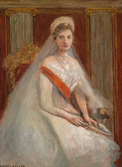 Billed af Zarin Alexandra Fjordorovna af Albert von Keller